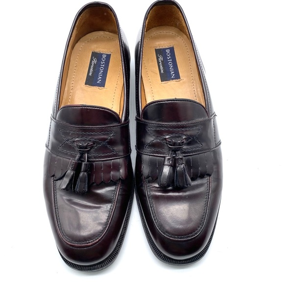 Bostonian loafers Black Leather Florentine Kilted dress shoes. SZ 9.5. NWOT main image 10